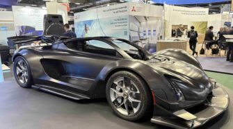 The Czinger 21C hypercar uses a carbon fiber monocoque and AI-driven design software to design the chassis structure generatively. Optimized to minimize weight and maximize stiffness, the digital design is 3D printed using novel additive manufacturing machines. Laser-guided robotics are being used to assemble the 3D printed components. Photo courtesy of Marie O’Mahony