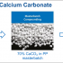 Incorporation of fiber grade CaCO3 into PP nonwovens