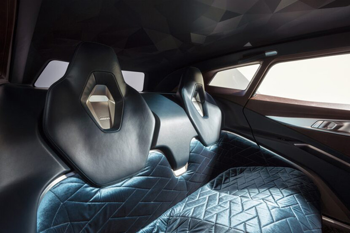The Concept XM interior is half cockpit and half lounge. Photo courtesy of BMW