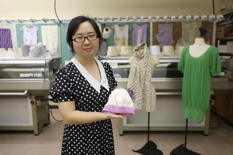 Sibei Xia, assistant professor in the LSU Department of Textiles, Apparel Design, and Merchandising. Photo Annabelle Lang, LSU College of Agriculture