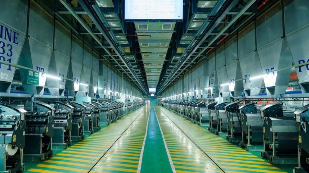 Fully digitalized with Barmag's atmos.io: The new UNITEX plant in Trang Bang, Vietnam. Photo courtesy of Barmag
