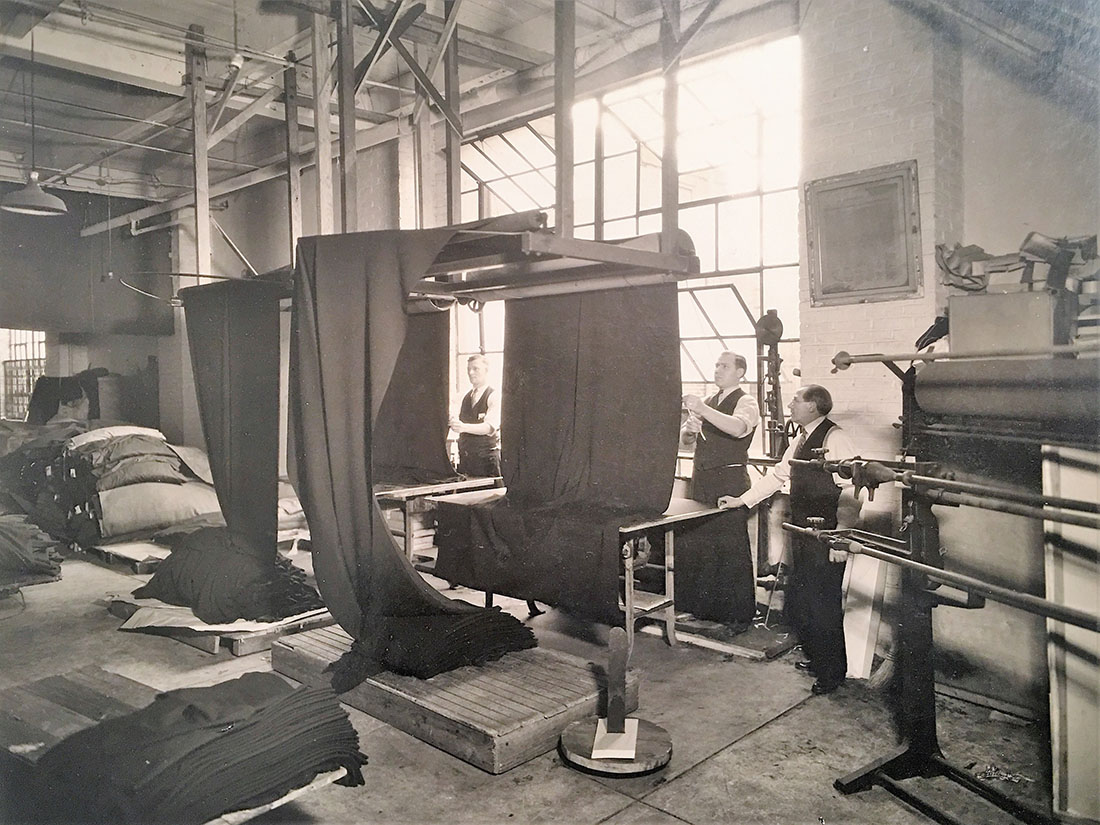 Until the early 1960s, the bulk of TSG’s business was centered around processing wool suiting fabrics.