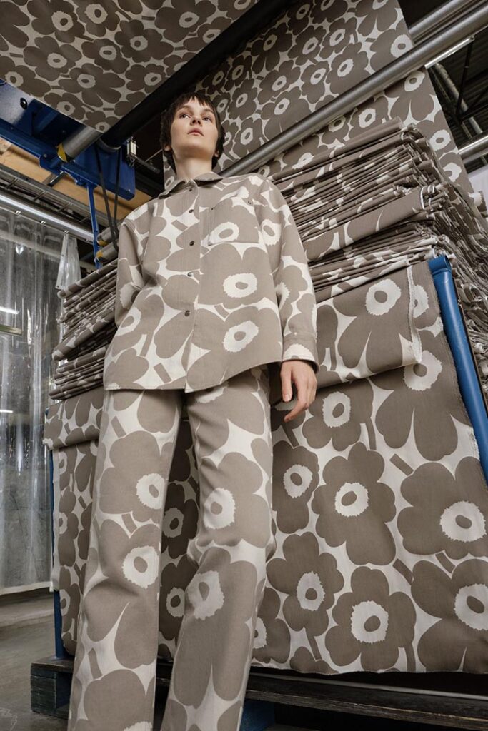 Marimekko overshirt and trousers. Photo courtesy Marimekko