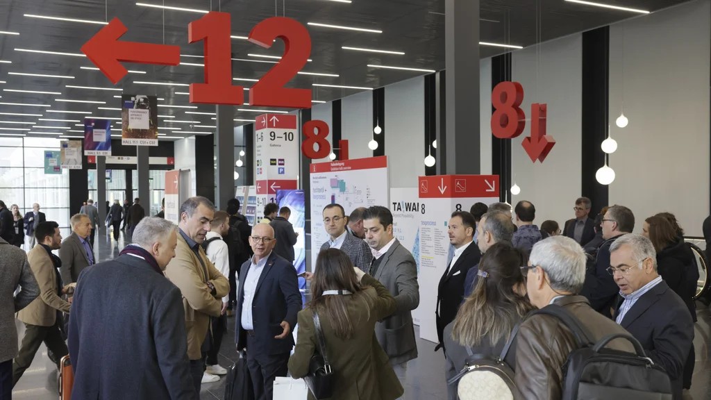 Techtextil 2026 in Frankfurt will feature over 1,500 exhibitors when it opens in April 2026. Photo courtesy Messe Frankfurt / Thomas Fedra