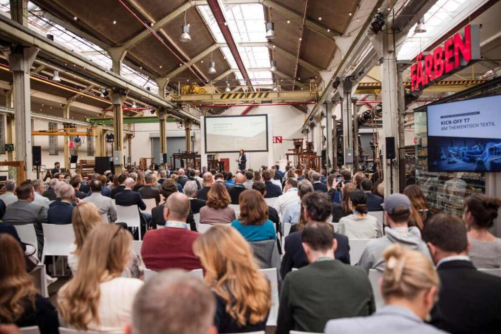 From the kick-off event of Textilfabrik 7.0. Photo courtesy of Zukunftsagentur/Tomas Rodriguez