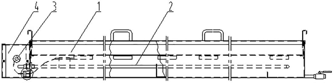 Structure of chemical immersion tank