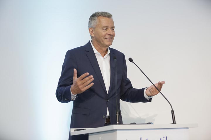 Detlef Braun, member of the board at Messe Frankfurt GmbH: “The industry is adept at meeting challenges with new ideas, developments and business models.” Photo courtesy Messe Frankfurt