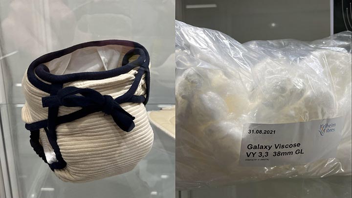 Kelheim’s trilobal Galaxy fibers are key to the Sumo hybrid diaper. Photo courtesy A. Wilson