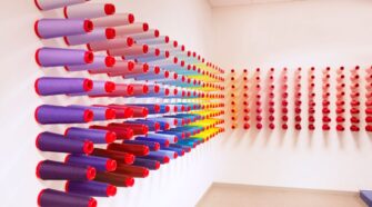 Avient yarn bobbins.