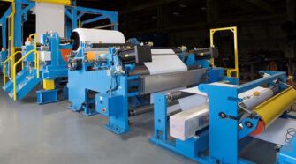 Davis-Standard example of a fabric coating line.