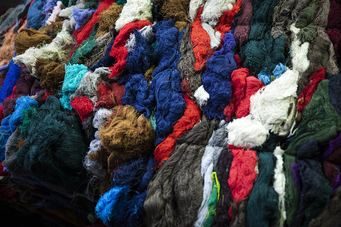 Textile recycling in Italy is rising. Photo courtesy of Comistra s.r.l.