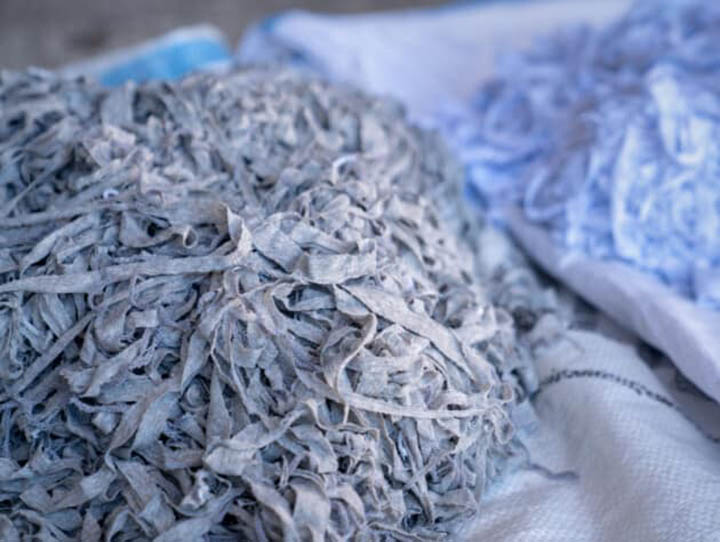 Current fiber-to-fiber recycling rates are exceedingly low. Photo courtesy of Textile Exchange