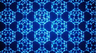 The structure of monolayer polymeric C60 (Image by Ella Maru Studio) / Chinese Academy of Sciences