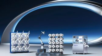 SAHM Winding Solutions and Vandewiele Automation showcased their combined automation expertise for industrial winding processes at Techtextil in Franfkurt, Germany, and Techtextil North America in Raleigh, North Carolina.