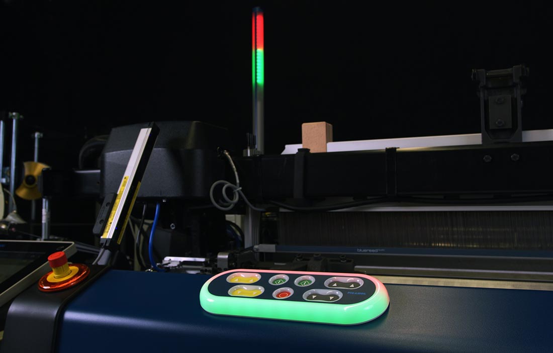 With the latest PicConnect platform, Picanol has aimed to digitize and harness the intuition of the expert weaver. Photo courtesy of Picanol
