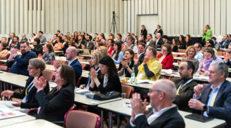 The audience at the Cellulose Fibres Conference 2023. Photo courtesy of Nova-Institute