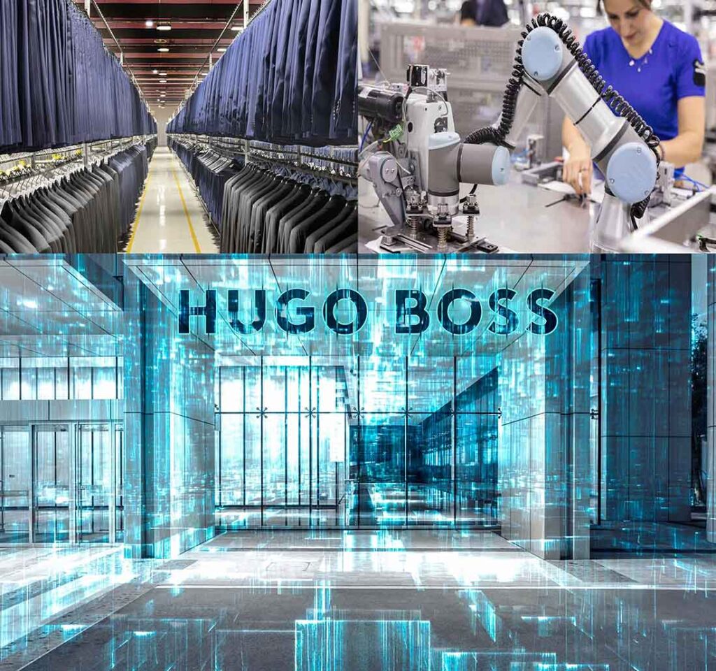 Founded in 1924 as a family-run tailoring business, Hugo Boss has created a digital twin of its supply chain to more closely align its demand planning, procurement and logistics. Photo courtesy of Hugo Boss