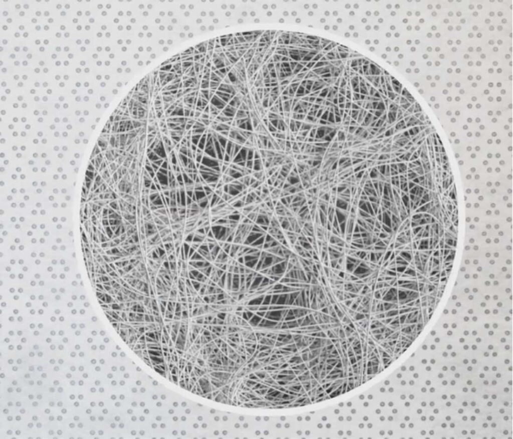 Meltblown Fine Fiber structure designed for performance and consistency.