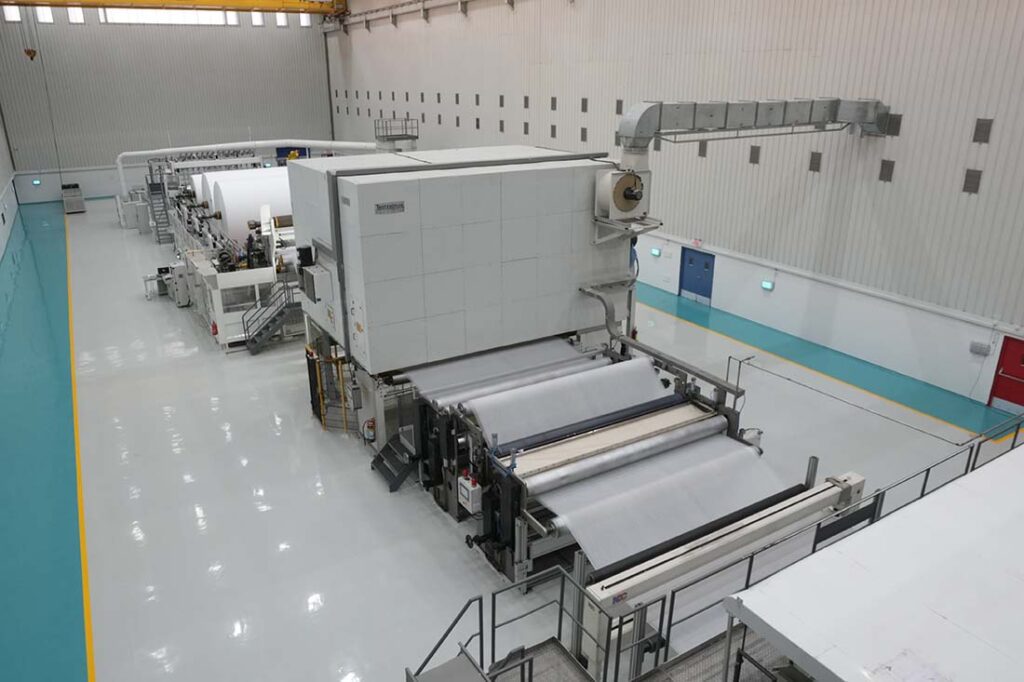 One of the production lines operated by KTex Nonwovens. Photo courtesy of KTex
