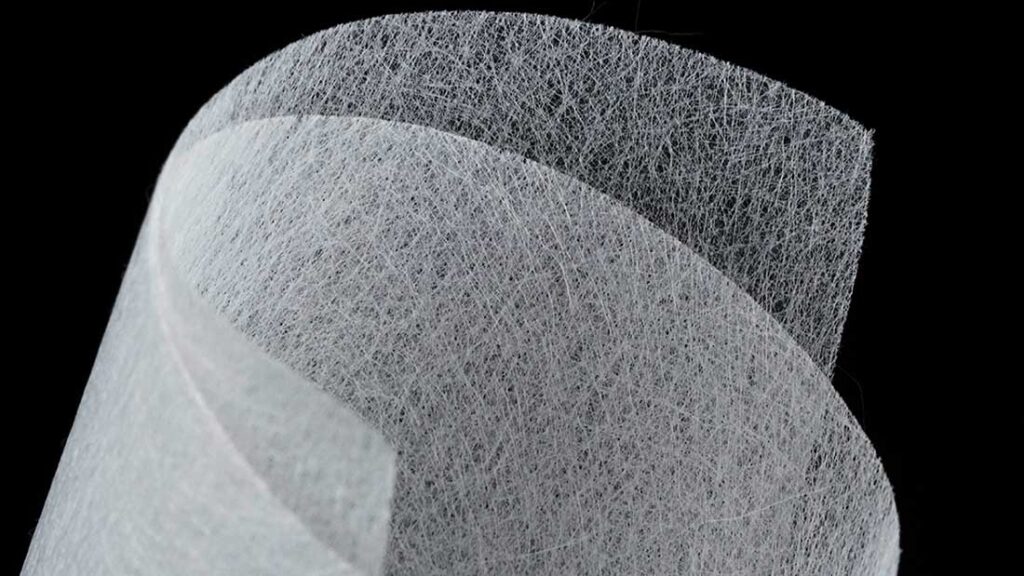 The Optiveil range of lightweight polyester veils manufactured by England-based James Cropper Plc has passed critical medical testing, confirming its safety for human contact and suitability for use in wearable medical devices. Photo courtesy of James Cropper