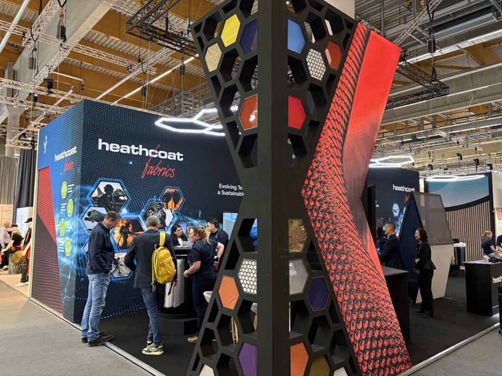 Heathcoat introduced a new generation of engineered materials designed to meet increasingly complex operational requirements. Photo courtesy of A. Wilson