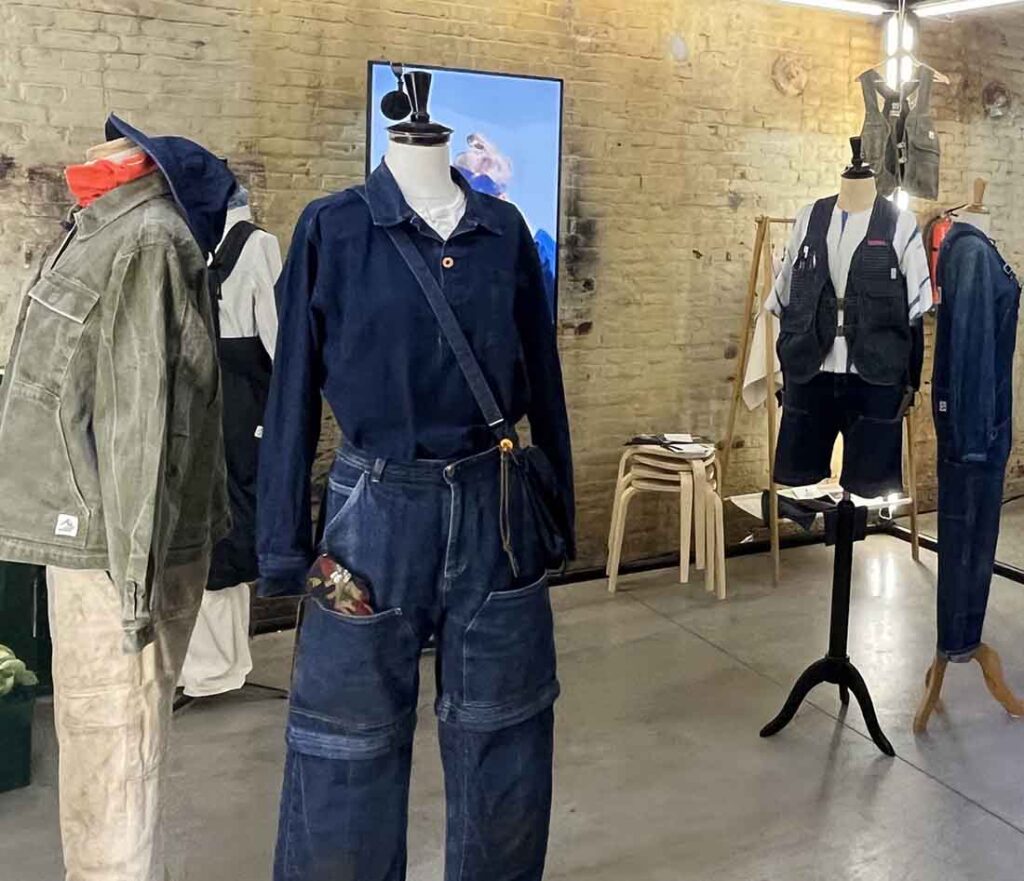 Rugged authenticity and artisanal details characterized the Made in Japan displays. Photo courtesy of A. Wilson