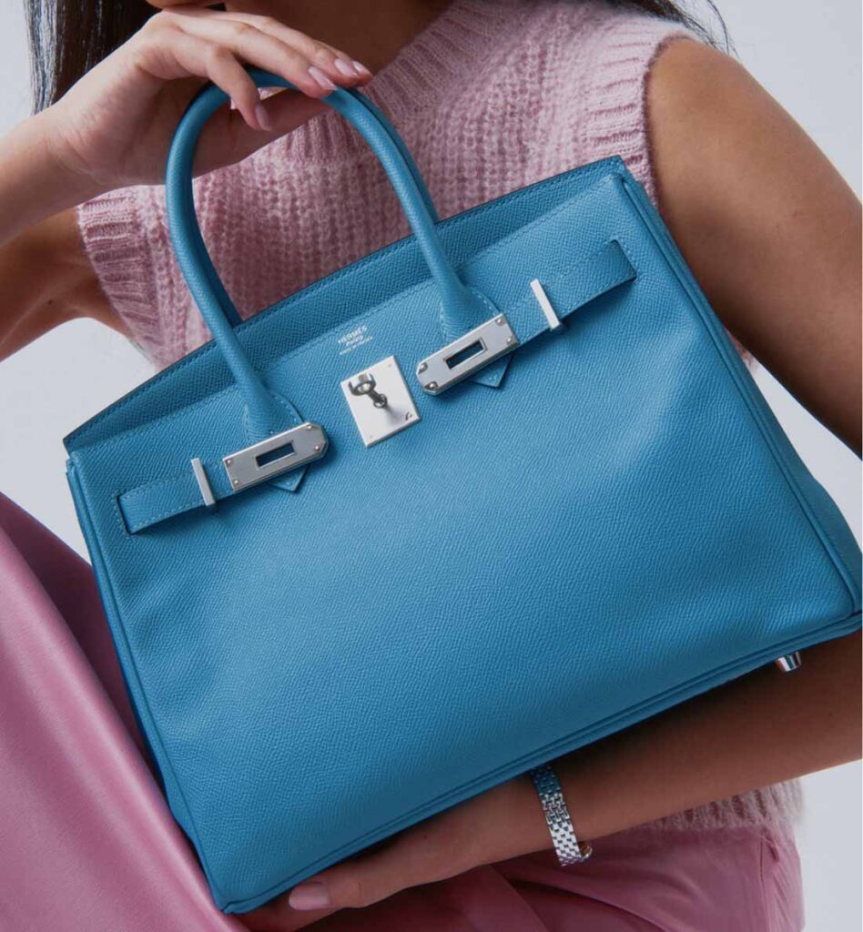 Amazon partners with authenticated luxury resale specialists such as Rebag. Photo courtesy of Rebag