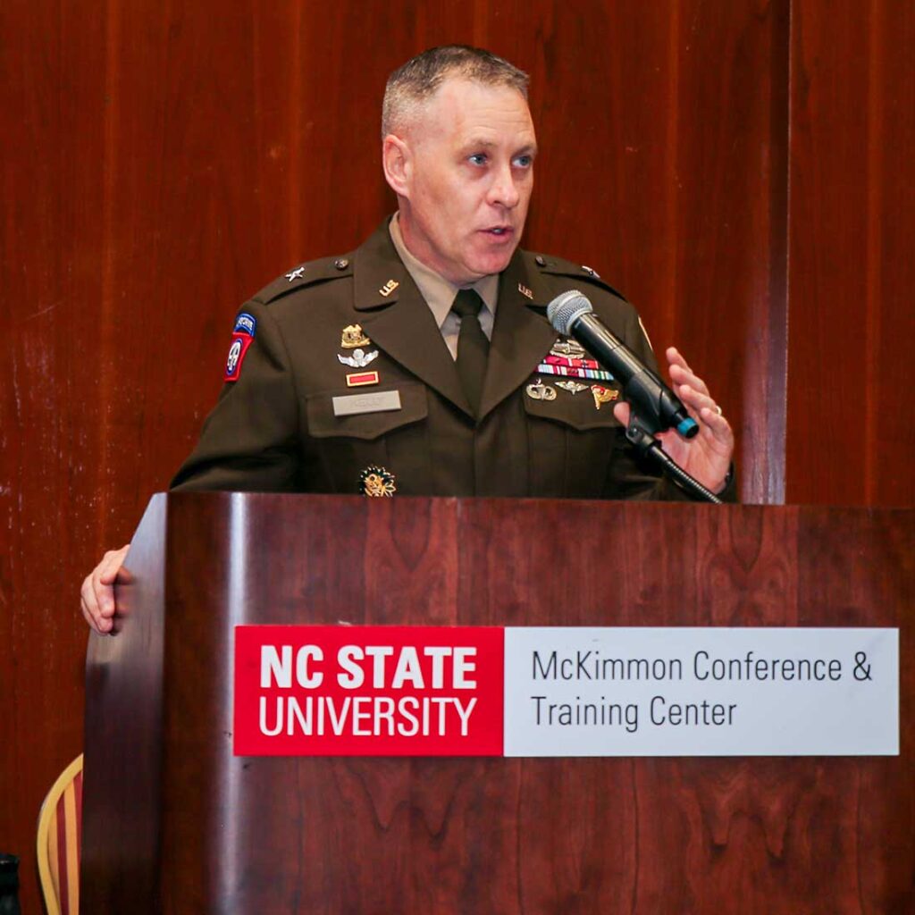 Brig. Gen. Sean P. Kelly was a featured speaker at FEDTEX.