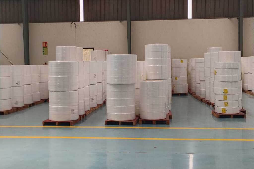 Nonwovens from its production line.