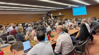 Overflow of the delegates at the UN Plastics Treaty negotiations.