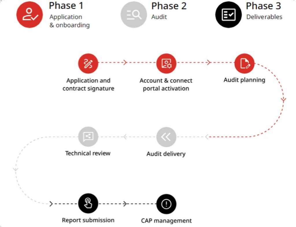 Edana audit process phases