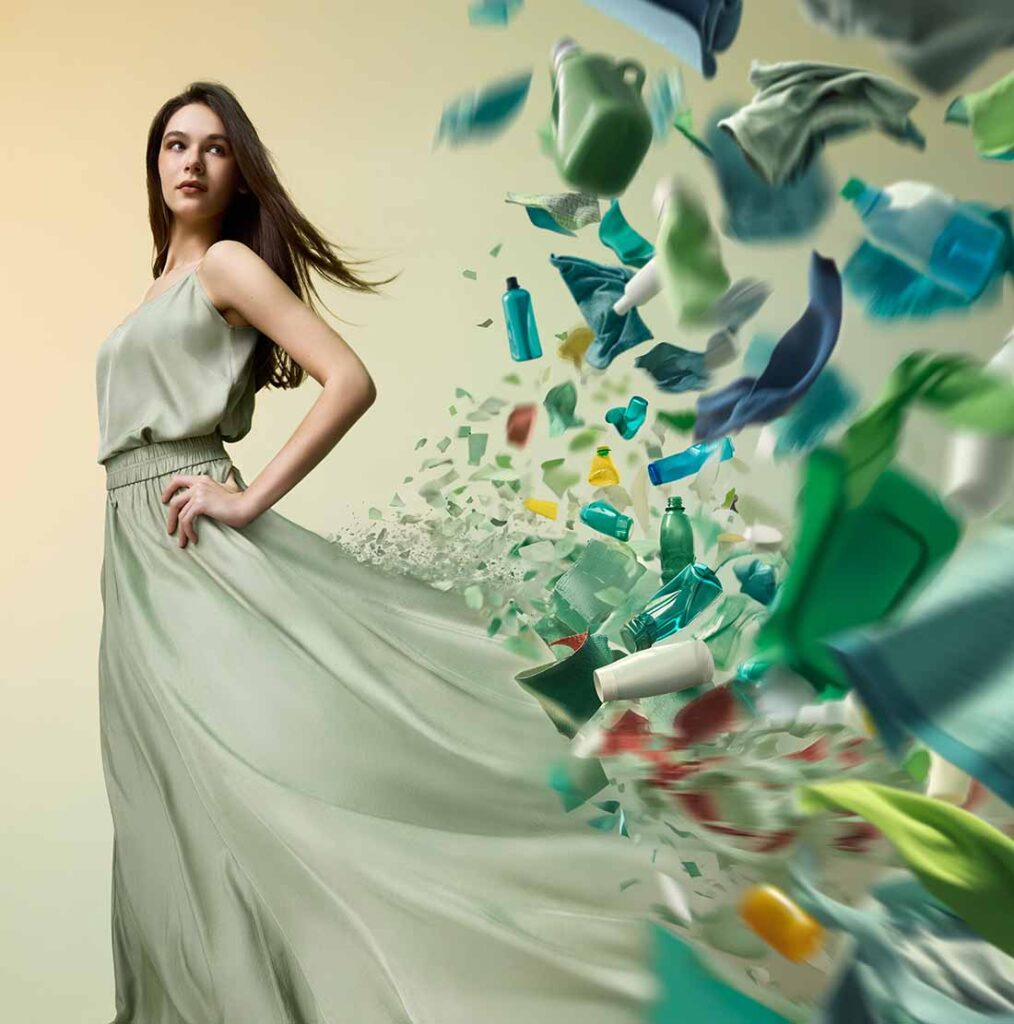 NAIA: Recycled and runway ready.