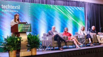 Hohenstein’s Miranda Tidwell presented during the “Digital Design and Anthropometric Measurement” symposium session during Techtextil North America.