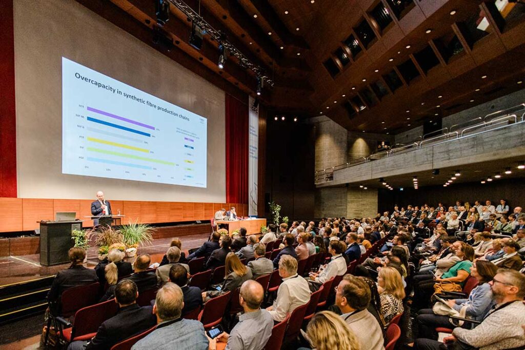The 64th Dornbirn Global Fiber Congress featured 100 presentations over 2½ days and attracted around 
500 delegates. Photo courtesy of Dornbirn GFC