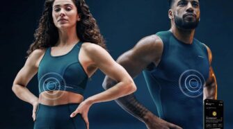 UK-based sportswear brand Prevayl has launched garments that look like high-end gym wear, but include a small, hidden pocket to store a sensor. Photo courtesy Prevayl