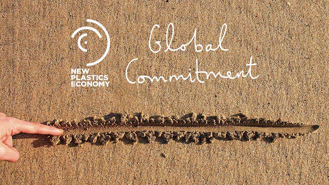 The New Plastics Economy Global Commitment logo