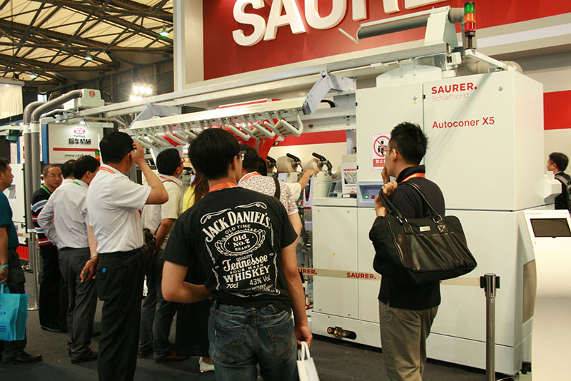 Saurer is involved in the supply of yarn spinning equipment